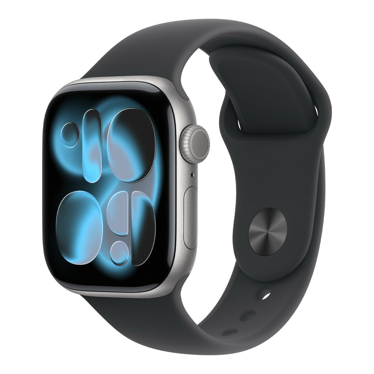 Apple Watch Series 11 GPS Diameter 42 mm Case Aluminium Space Gray Strap Olahraga Hitam S/M