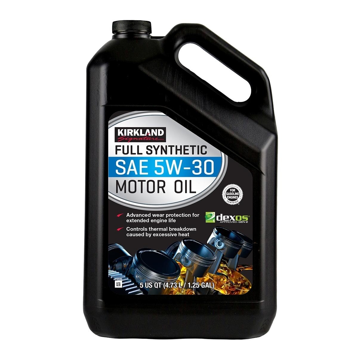 Kirkland Signature 科克蘭 全合成機油 5W30 4.73公升 X 2罐 Costco 好市多線上購物