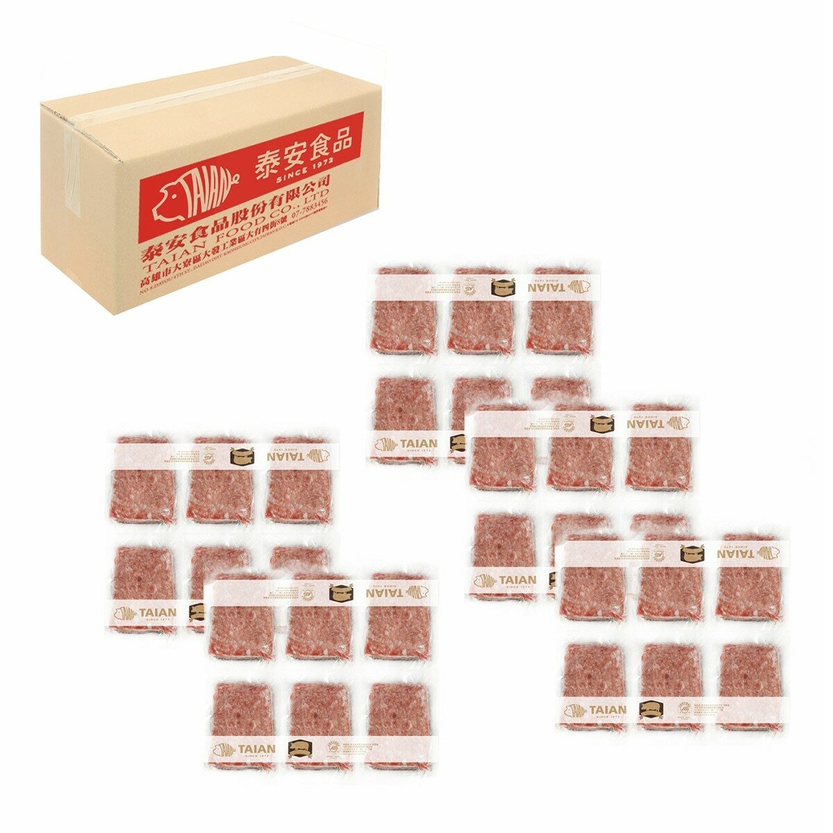 泰安 冷凍牛豬絞肉 12公斤