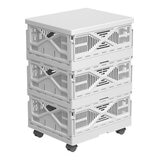 Brave Home Ez-Stack Folding Basket 3-Pack