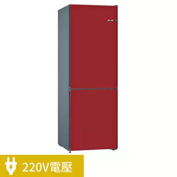 BOSCH Vario Style 324公升 獨立式冰箱 KGN36IJ3AD + KSZ2AVR00 胭脂紅