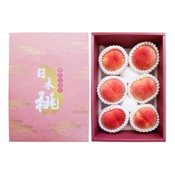 日本和歌山水蜜桃禮盒 1.8公斤 (6-7入)