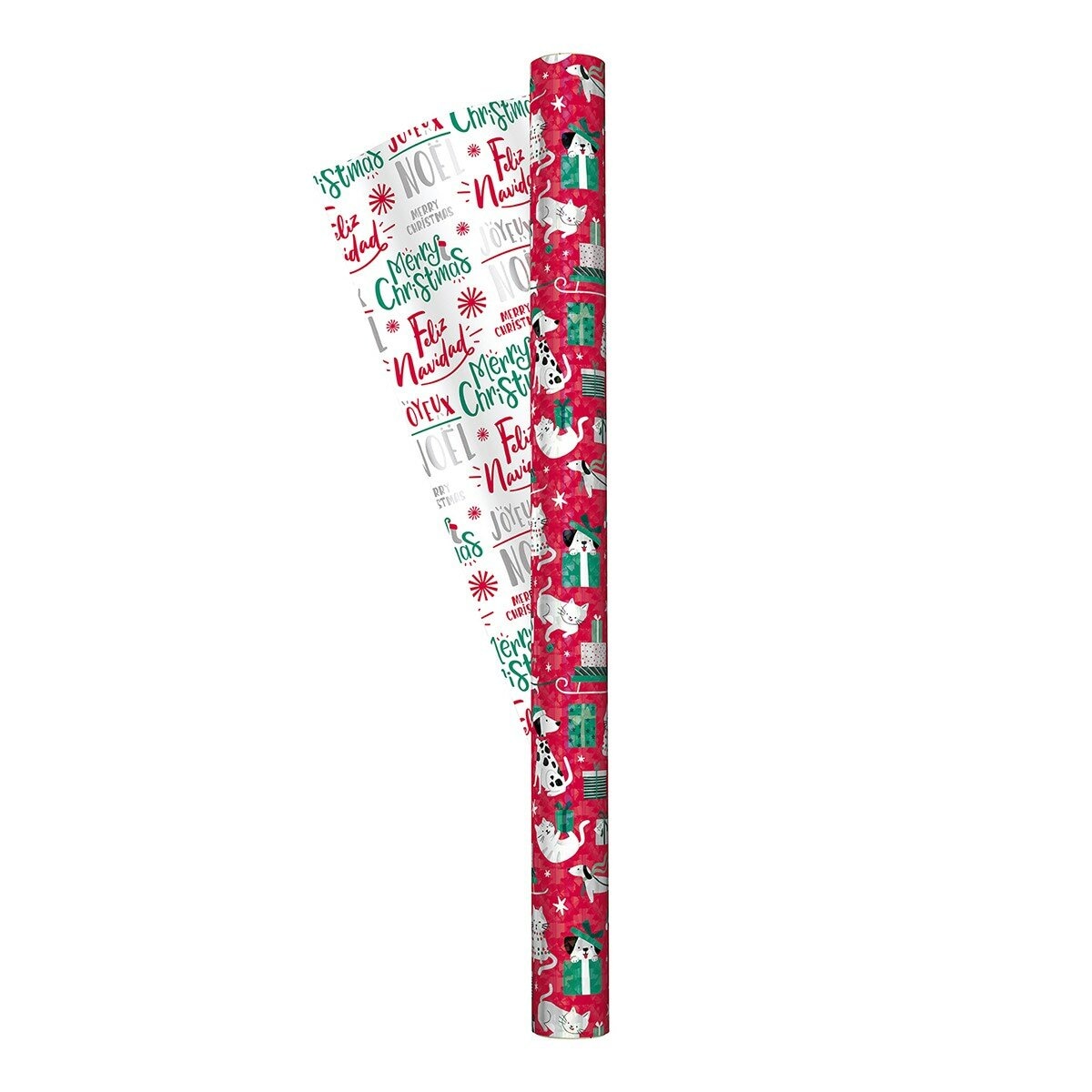 科克蘭 雙面包裝紙 紅色