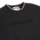 Scotch & Soda 男刷毛長袖上衣 黑灰