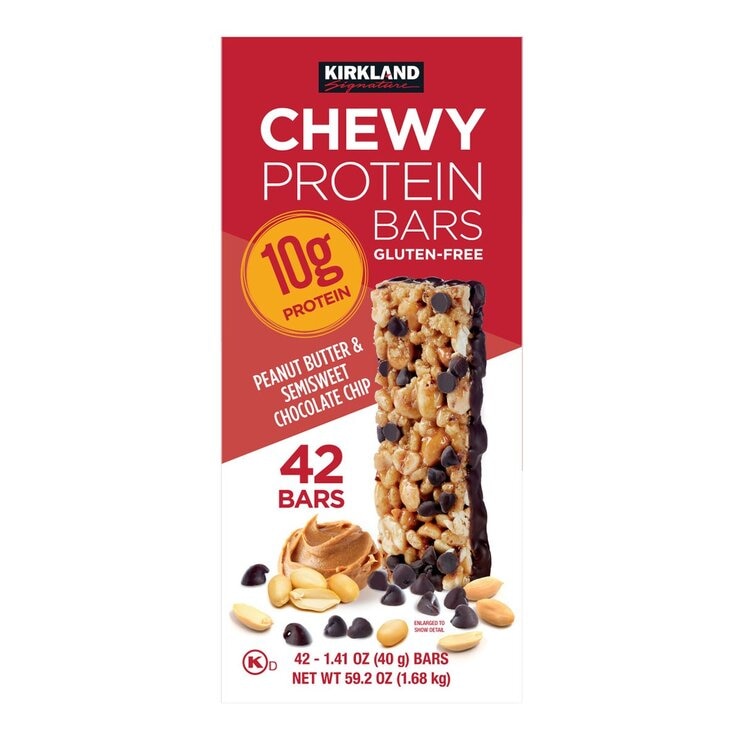 科克蘭 花生巧克力口味蛋白棒 40公克 X 42入