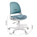 2M2 兒童成長升降椅 藍