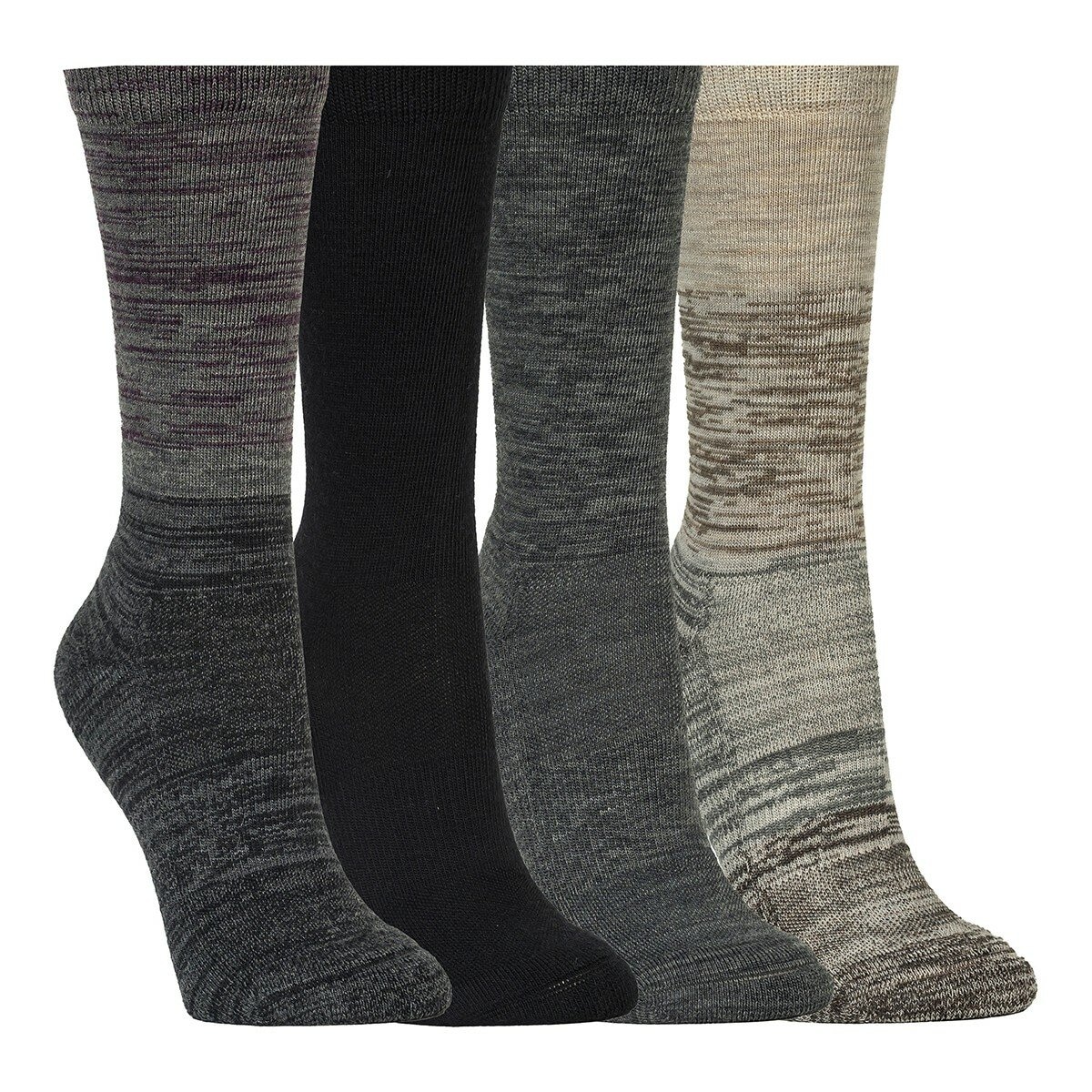 科克蘭 女羊毛襪四入組 深灰