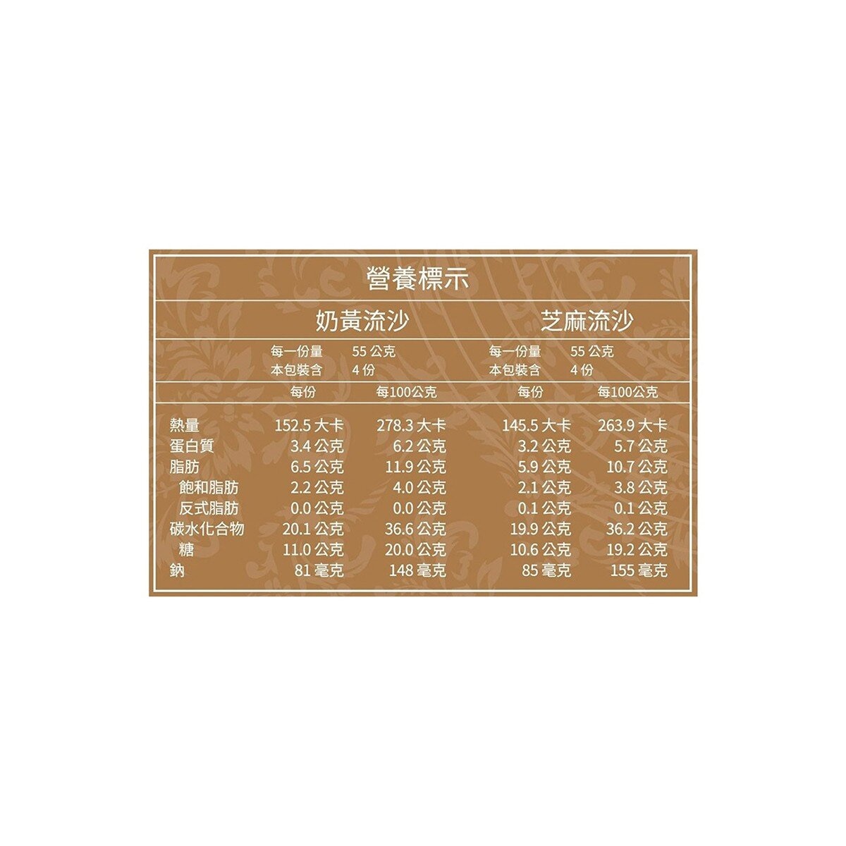 [預購] 皇樓 綜合流沙月餅 55公克 X 8入 X 10盒