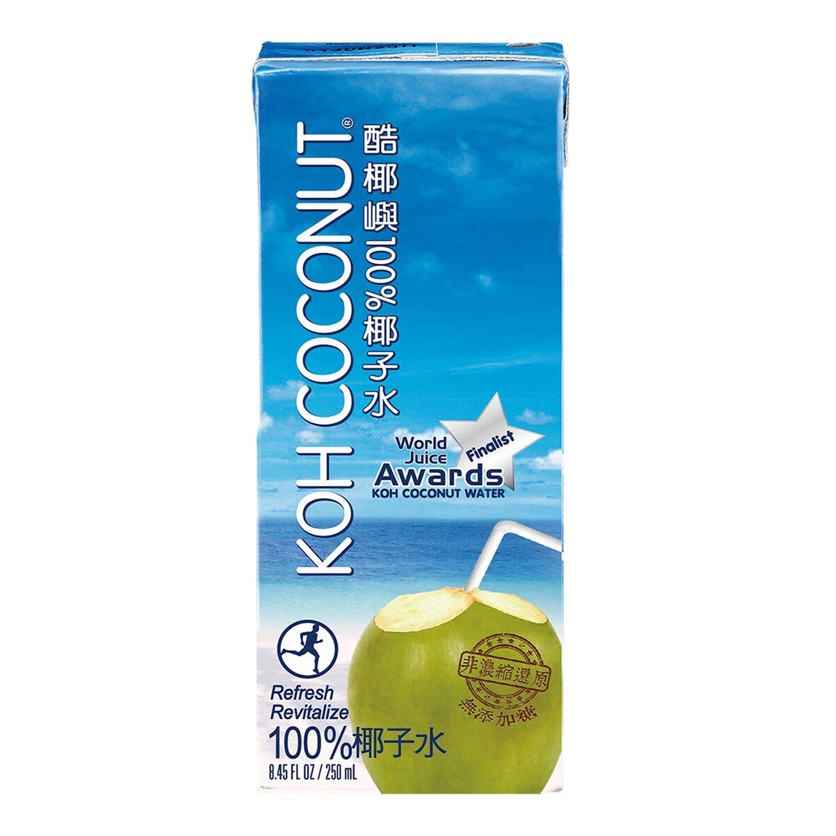 KOH 純椰子水 250毫升 X 24入