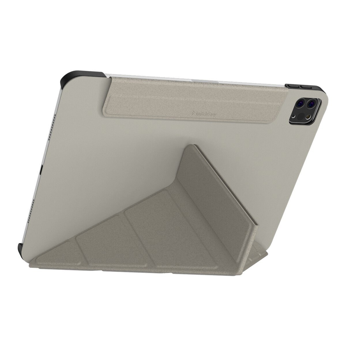 SwitchEasy Origami 全方位多角度支架保護套 iPad Air 11吋 M3 / M2 & iPad Pro 11吋 2022 M2 - 2018 & iPad Air 10.9吋 2022-20 星光白