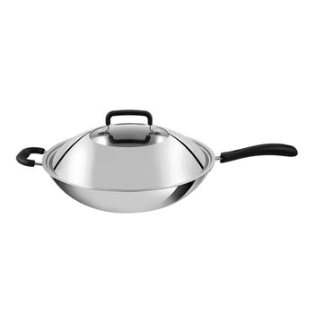 Tefal 多層鋼系列 不鏽鋼炒鍋38公分 附鍋鏟 Tefal 多層鋼系列 不鏽鋼炒鍋38公分 附鍋鏟