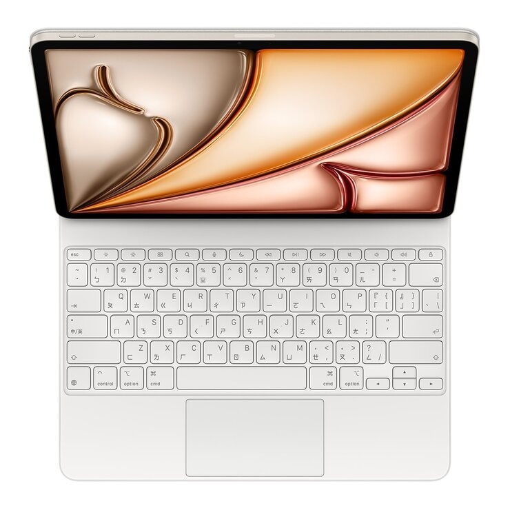 Apple 巧控鍵盤適用於 iPad Air 13吋 中文 注音 白