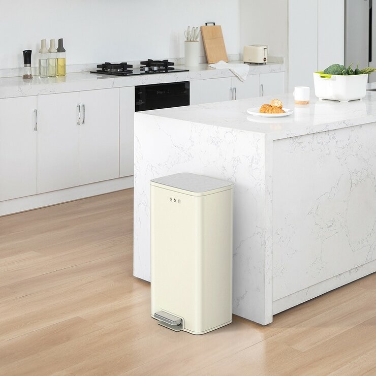 EKO 踏板式不鏽鋼垃圾桶 32公升
