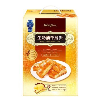 健康時刻 生奶油千層派 80公克 X 9盒 健康時刻 生奶油千層派 80公克 X 9盒