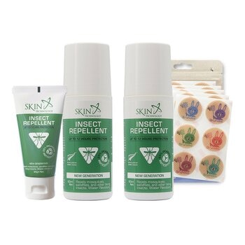 Skin Technology 25%派卡瑞丁防蚊滾珠 60毫升 X 2入+25%乳霜30毫升 X 1入+PMD驅蚊貼片 X 30貼