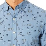 Tailor Vintage 男短袖襯衫 藍