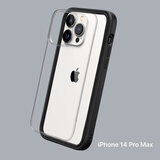 犀牛盾 iPhone 14 Pro Max MOD NX 防摔手機殼 + 9H 3D滿版螢幕玻璃保護貼 黑