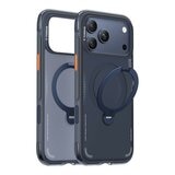 Torras Ostand Spin Air Magnetic 相機按鍵旋轉支架氣囊防摔手機殼 iPhone 17系列 + Insta II Master 高清滿版手機螢幕鋼化玻璃保護貼