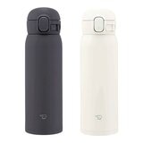 象印 不鏽鋼保冷保溫杯 480毫升 X 2件組 SM-WS48 消光黑+霧光白