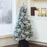137公分 / 4.5呎 雪絨盆裝聖誕樹