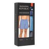 Banana Republic 男平織寬版內褲 3入組 Banana Republic 男平織寬版內褲 3入組