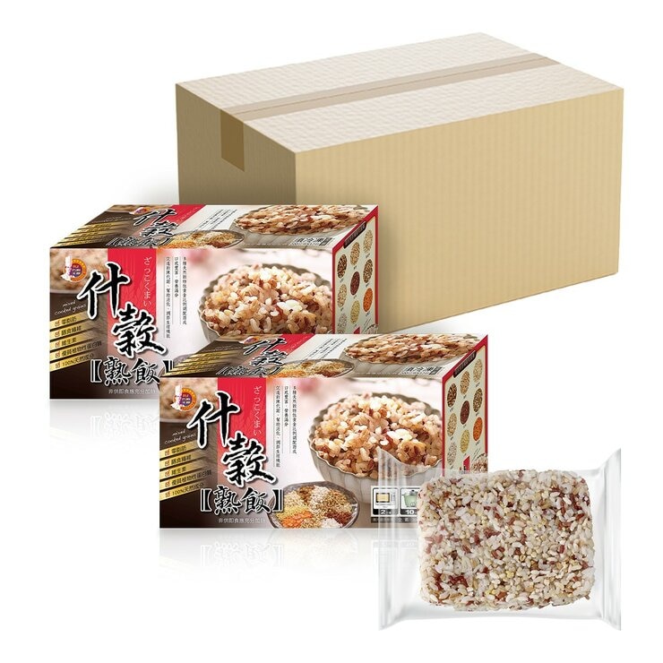 名廚美饌 冷凍什穀熟飯 200公克 X 12包 X 2盒