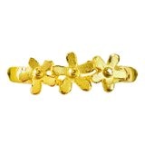 24K黃金戒指 小花 26厘