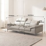 Dauning Agio 全牛皮雙人沙發