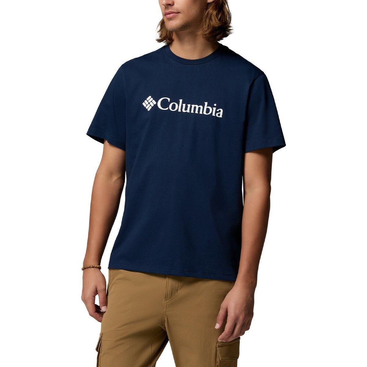 Columbia 男經典版型短袖上衣 深藍