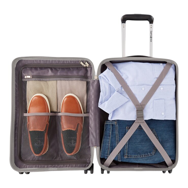 Samsonite Kingston DLX 21吋 + 27吋 行李箱兩件組 銀 Samsonite Kingston DLX 21吋 + 27吋 行李箱兩件組 銀