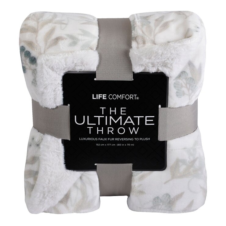 Life Comfort 厚絨保暖隨意毯 152公分 X 177公分