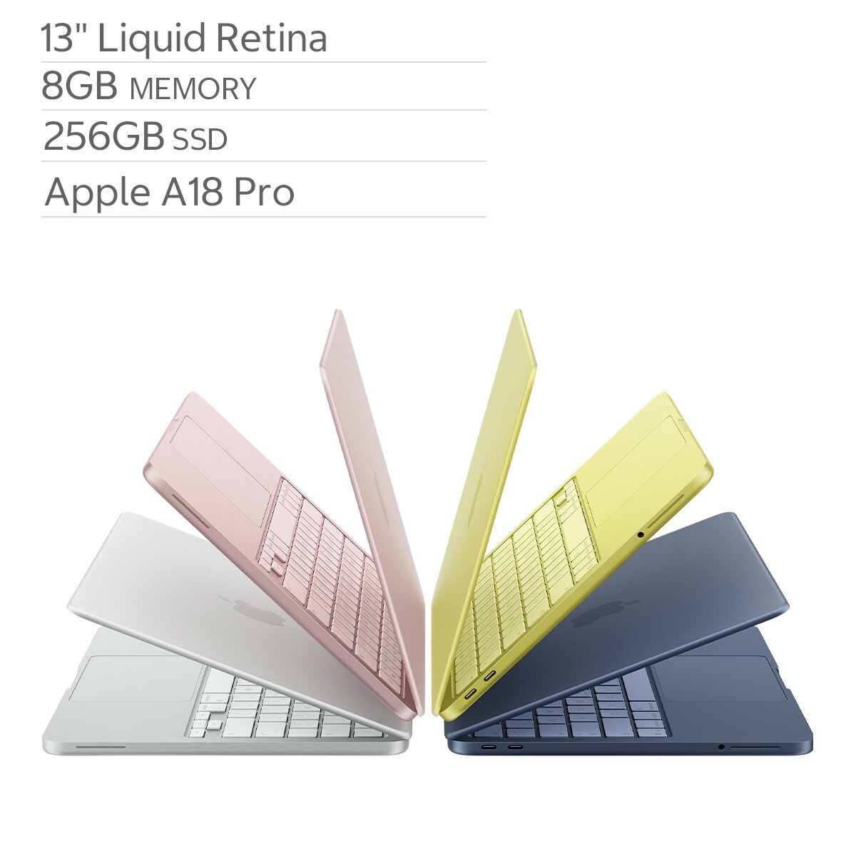Apple MacBook Neo 13吋 搭配 A18 Pro晶片 6核心CPU 5核心GPU 8GB 256GB SSD Apple MacBook Neo 13吋 搭配 A18 Pro晶片 6核心CPU 5核心GPU 8GB 256GB SSD