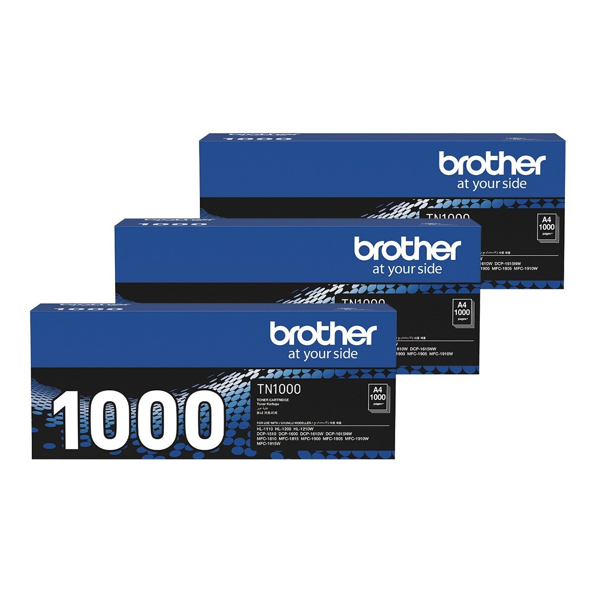 Brother TN-1000 碳粉匣 3入
