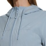 Calvin Klein 女防風連帽外套 淺藍