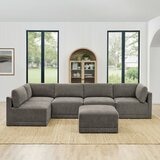 Thomasville 布面模塊沙發六件組