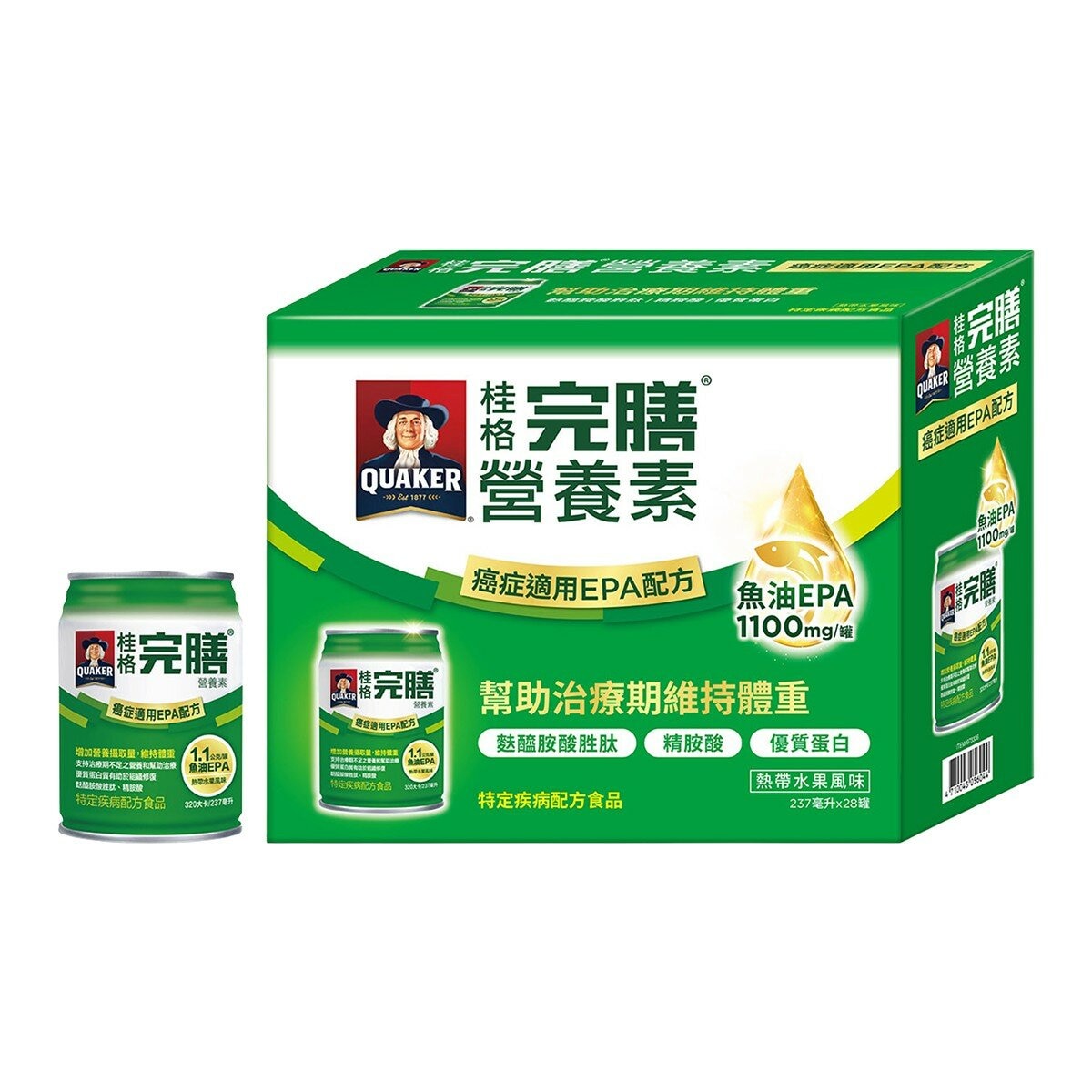 桂格完膳營養素 癌症適用EPA配方 237毫升 X 28罐
