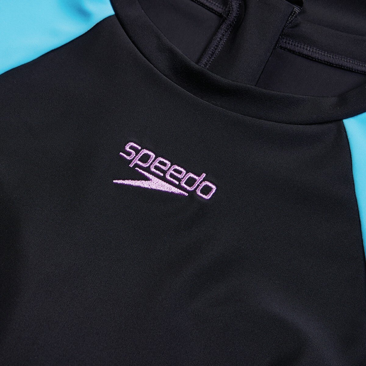 Speedo 女短袖連身泳裝