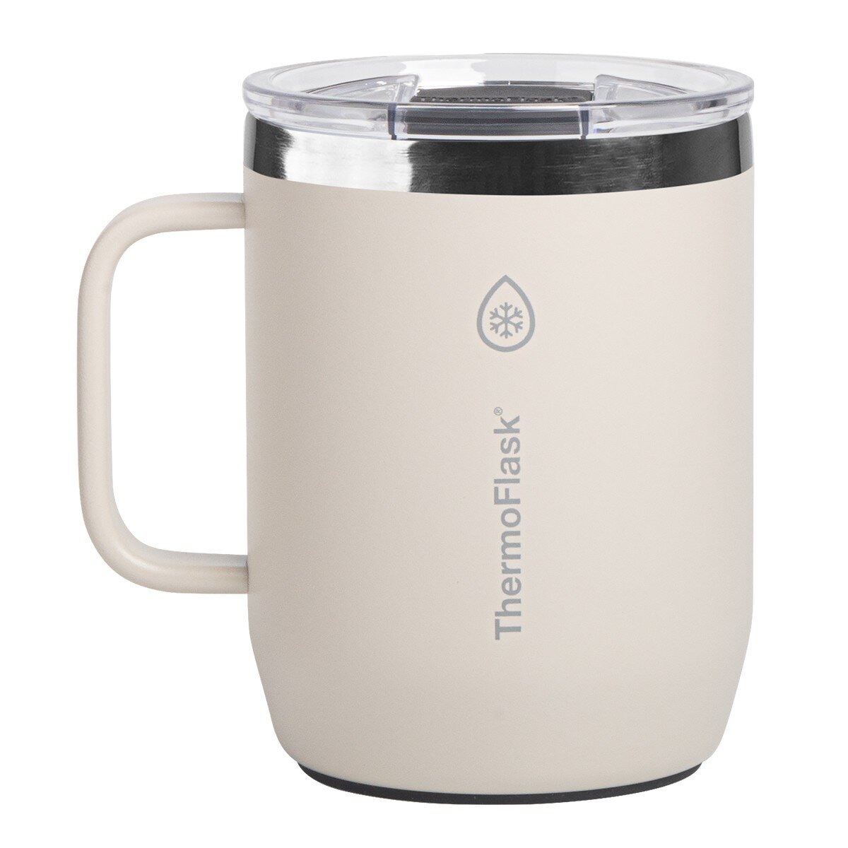 Thermoflask 不鏽鋼保冷保溫馬克杯 355毫升 X 2件組 白+橄欖綠