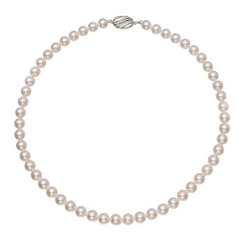 Tokyo Pearl 925純銀 7.5公釐 - 8.0公釐 Akoya珍珠項鍊