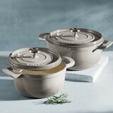 Tramontina 雙耳圓形鑄鐵鍋 含鋼頭鍋蓋 X 4件組 灰