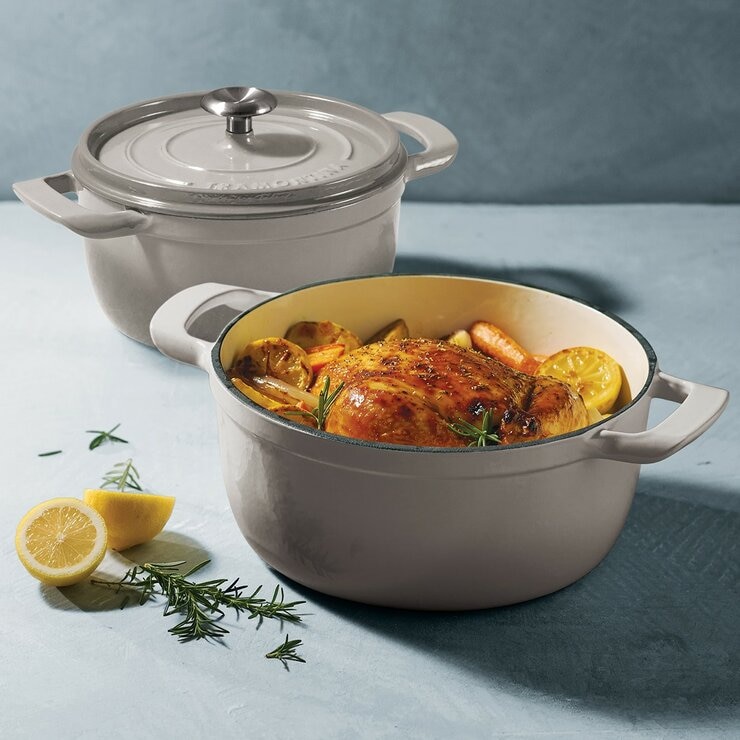 Tramontina 雙耳圓形鑄鐵鍋 含鋼頭鍋蓋 X 4件組