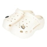 KANGOL 增高厚底洞洞鞋 白 KANGOL 增高厚底洞洞鞋 白