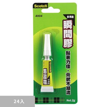 3M Scotch 膠狀瞬間膠 24入 4004