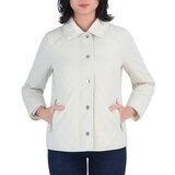 Calvin Klein 女絎縫外套 米