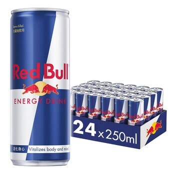 Red Bull 紅牛 能量飲料 250毫升 X 24入 Red Bull 紅牛 能量飲料 250毫升 X 24入