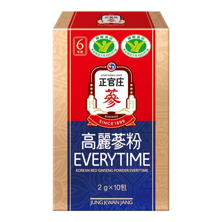 正官庄 高麗蔘粉 EVERYTIME 2公克 X 30包
