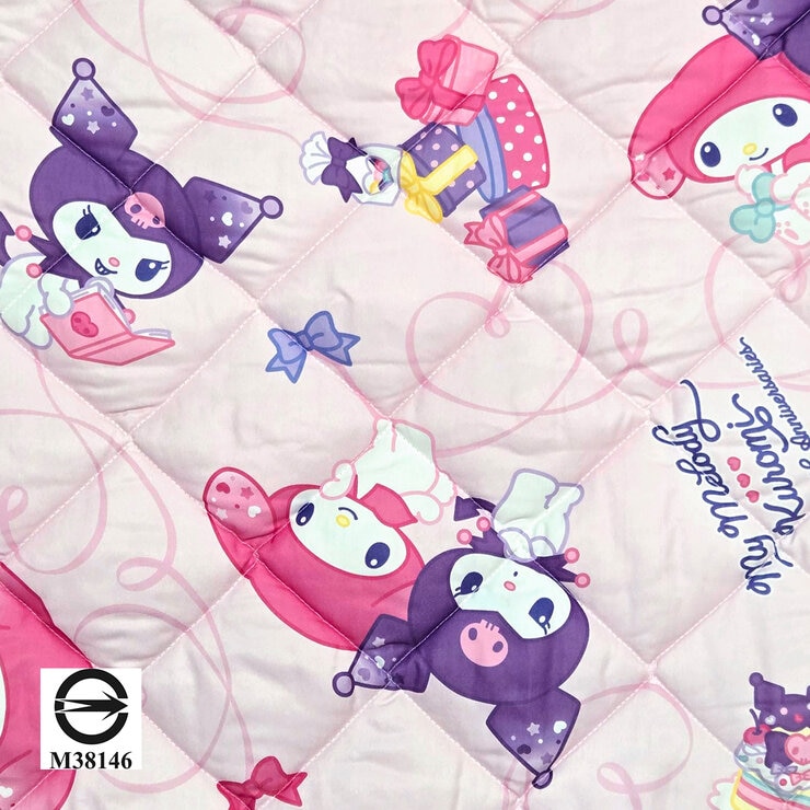 收納型卡通兒童睡袋 3件組 美樂蒂 & 庫洛米 慶生派對
