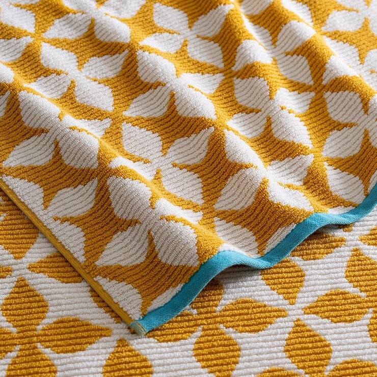 Welhome 色織緹花毛巾 3入 40公分 X 76公分 花紋