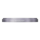 MAGEASY MagStand 360 M 磁吸旋轉支架防摔手機殼 iPhone 17 (透明) + 鏡頭保護貼Lenz(薰衣草) + Vetro 9H 鋼化玻璃保護膜