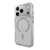 MAGEASY Bright M 不發黃軍規磁吸透明殼 iPhone 17 Pro(迷霧磁圈) + 鏡頭保護貼Lenz鈦合金(鈦白) + Vetro 9H 鋼化玻璃保護膜